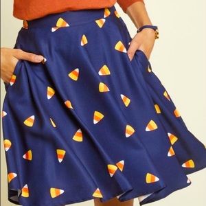 Candy Corn Skater Skirt 🎃
